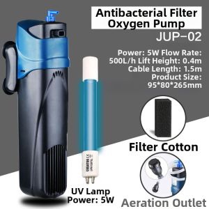 Sunsun | UV Sterilizer Pump Filter 3-in-1 Silent Fish Tank Water Purifier
