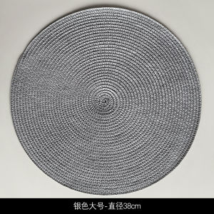 Heat Resistant Non-Slip round Dining Table Mat Japanese Style Home Use Table Pad for Bowls Plates Pots And Utensils