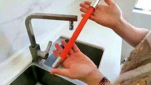 Universal Faucet Extension Tube Water Pipe 360° Rotation (Equipped with Joints)