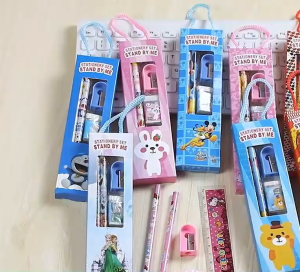 5pcs Set Pencil Stationery Gift Goodies Set Pencil Set