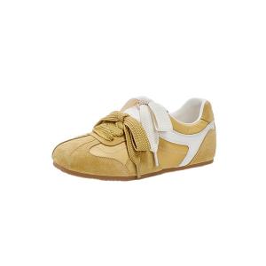 Josiny | New Retro Yellow Elevated Sneakers
