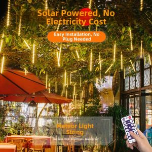 YUANMUXUAN | Waterproof Solar LED Multi-color Light String for Festival Garden Decoration
