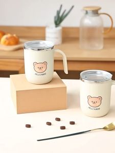 LITTLEDAISY | KOFI 500ML MUG GELAS KOPI CANGKIR 304 STAINLESS STEEL MUG GELAS KOPI CANGKIR TEBAL TAHAN PANAS PREMIUM