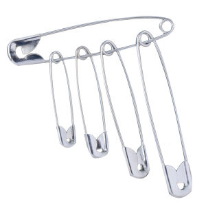 Simple Safety Pin Fixed Clothes Large Lock Pin Small Safety Pin Learning Supplies Metal Clip Metal Baiting Business Supplies