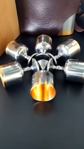 Bộ 6 ly Whisky Inox 304