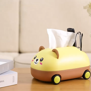 Cute Small Bear Tissue Box