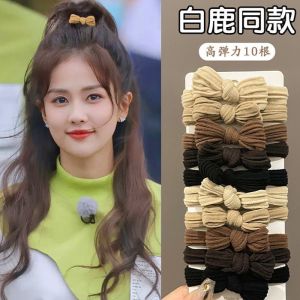 Dây Buộc Tóc Thắt Nút Bướm Cao Cấp Cho Phụ Nữ Dây Buộc Tóc Đuôi Ngựa Đàn Hồi Cao Không Gây Hại Cho Tóc Phong Cách Hàn Quốc Mẫu Mới 2024