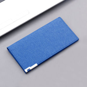 JOLIZEON Canvas Wallet Long Casual Ultra-Thin Multi-Card Slot Can Place Driving License for Men And Women College Students