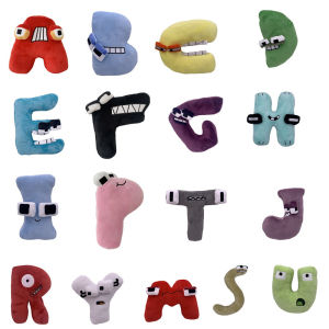 LYZRC New Alphabet Lore Legendary Plush Throw Pillow Doll Childrens Enlightenment Education Doll