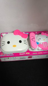 CWVS TELEPHONE LAPTOP TOYS 2IN1 KITTY EDUCATIONAL SET TOYS FOR KIDS