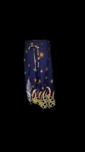 Plus Size Floral Palazzo Pants Wrap Around Wide Leg Slit Summer Resort Trousers for Women