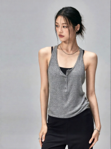 FITNESSGIRL | Relaxed Breathable Workout Yoga Top