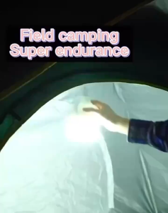 ECOCO 2000W solar lamp light outdoor waterproof ip67 solar bulb three lighting colors with panel