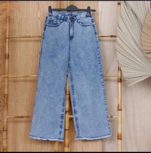 JUMBO HIGHWAIST KULOT RAWIS JEANS WANITA BIG SIZE 27-42