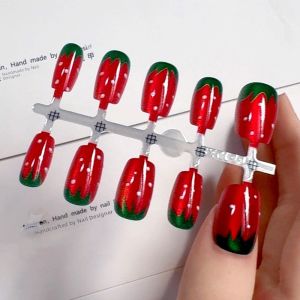 Handmade Nail Tips Wearable False Nails 30 Pieces/10 Pieces Finished Product Cat Design Nail Stickers Artificial Nail Tips