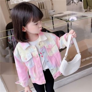 Thời Trang Sành Điệu Denim Áo Khoác Dành Cho Bé Gái Mùa Xuân Mùa Xuân Mùa Thu Thời Trang/ Phong Cách Quần Áo Trẻ Em Thời Trang Trang Phục Trẻ Em Tagkita Thương Hiệu Cô Ấy Và Những Người Khác