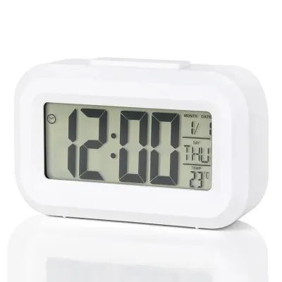 Led Digital Alarm Clock Backlight Data Times Calendar Desktop Multi-function Electronic Bedroom Decoration Desk Decorations Wall