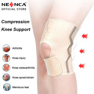 Neenca nén Băng cố định gối mỏng với cân bằng hai bên cho đau đầu gối trọng lượng nhẹ và thoáng khí trợ lực có thể điều chỉnh nén và hỗ trợ cho viêm khớp đầu gối của người chạy hội chứng patellofemoral