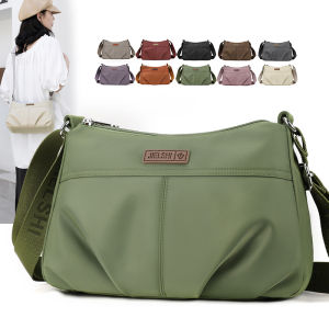 Casual Oxford Cloth Dumpling Bag Single Shoulder Mom Bag Fashionable Versatile Lightweight Crossbody Bag for Women Urban Minimalist Style Commuting