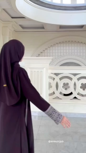 Mahira Abaya Ceruty Babydoll Variasi Brokat Terbaru 2025 lebaran set outer/Gamis Wanita Dewasa Terbaru 2025 Elegan/abaya terbaru lebaran 2025 Viral/Gamis Modern Lebaran Mewah/Dress abaya hitam/dress abaya turki terbaru modern elegan aesthetic