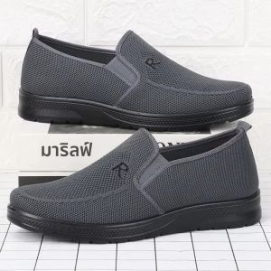 ตาข่ายระบายอากาศพื้นผิวผู้ชายรองเท้าที่มีคุณภาพสูงผู้ชายฤดูร้อนรองเท้านุ่มแต่เพียงผู้เดียวรองเท้าผ้าใบลําลองจัดส่งฟรีรองเท้า