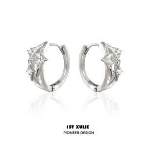 1ST XULIE | Trang Sức Tai Hình Sao Bạc S925 Dành Cho Nam Và Nữ