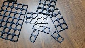 Holder Bracket Braket Breket 3 Sambungan Battery Baterai 18650