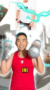 kaos Fitnes Gym Motivasi pernah Gendut Bodyfit
