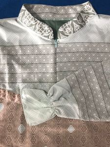 Gamis Motif Kerah Sanghai // Dress motif Wanita