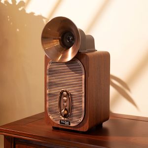 AS81 Loa Bluetooth Không Dây Retro Loa Siêu Trầm Âm Lượng Cao Gỗ Chắc Chắn Âm Thanh Gia Đình Kệ Sách 2.0 Kênh Loa Chạy Bằng Nguồn USB