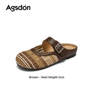 Agsdon | Summer New Model Slip On Flat Sandals for Women