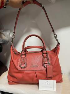 Preloved authentic ashley 2way leather satchel