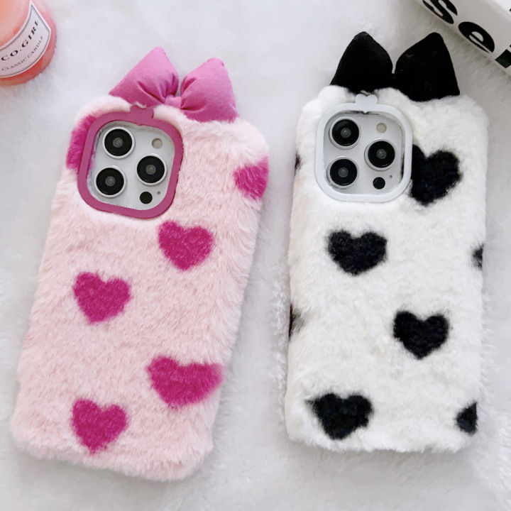 for iPhone 15 14 13 12 11 X XS Pro Max XR mini Plus SE Furry