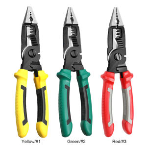 Long Nose 9 In 1 Electrician Wire Pliers Hardware Cable Repairing Hand Scissors