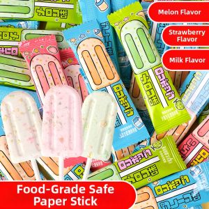 WENXIANGZAN | Attractive Ice Cream Shape Milk Candy Lollipop