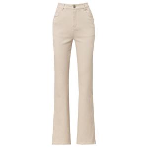 Tiiwgjiy | High Waist Cotton Bell Bottom Jeans Womens Casual Straight Leg Pants Spring Autumn New Style Tiiwgjiy Listen To Yourself