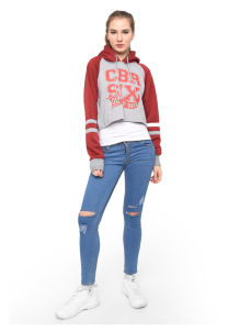 CBR Six ISC 376 - Outer Sweaters Hoodie Fleece Wanita