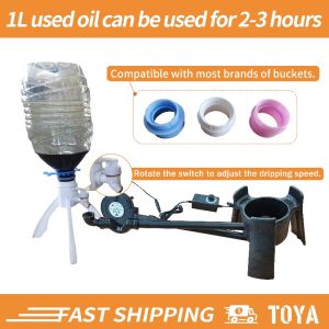 TOYA Moon Kalan De Used Oil Or Mantika Used Oil Kalan Complete Set Blue Flame With Bolwer Fan