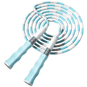 AOLIKES | AOLIKES 2.8M Skill Jumping Bamboo Jump Rope PVC Beginners Adult Children Soft Beaded No Tangle Segmented Fitness Jump Rope