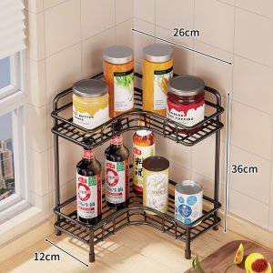 Corner Multi-functional Spice Storage Rack