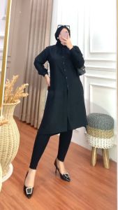 AYANA Long Tunik Formal Premium | polo linen airflow premium
