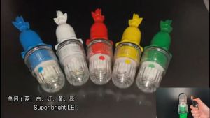 Ocean Fishing LED Light Marine Net Beacon Bobber Fishing Float Boat Waterproof Plastic Electronic Flash Signal Lamp