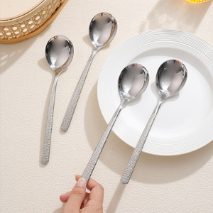 Seeko Stainless Steel Spoon Family Soup Spoon Creative Metal Kitchen Cooking Spoon