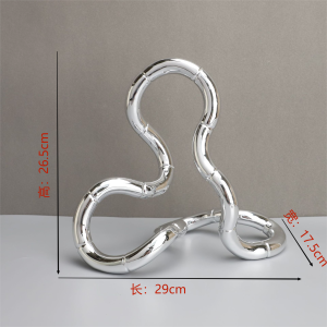 Modern Simple Plated Mobius Ring Art Decoration Living Room Coffee Table TV Cabinet Sample Room Desktop Home Decorations