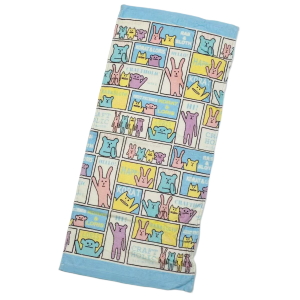 ผ้าขนหนูซักผ้าผีเสื้อหมีลายการ์ตูนน่ารักขนาดใหญ่ ผ้าขนหนูชายหาด ผ้าขนหนูอาบน้ำ ผ้าขนหนูซักผ้าผ้าฝ้ายแท้ อบอุ่น ดูดซับได้ดี