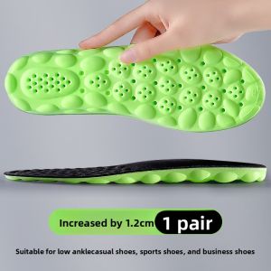 FASHEHAN | Leather Insoles Heightening Shoes Professional Full Foot Super Soft Invisible Mens Womens Black Genuine Leather Not Tired