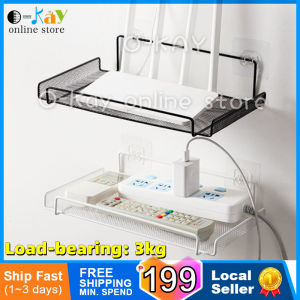O-KAY WiFi Wall Storage Rack Display Holder Shelf Desk Set-Top Box Router Bracket