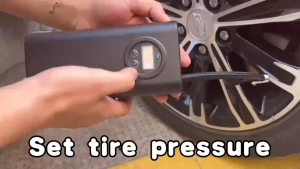 Tire Inflator For Car Portable Air Compressor Pump Automobile Motorcycle 12V  Air Pump Wireless for Car