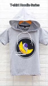 DECKS KIDS BAJU KAOS ANAK LAKI LAKI HOODIE USIA 1-10 TAHUN ASTRONOUT ABU