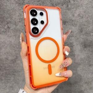 No Wireless Charging/Shock-Proof Phone Case for Samsung Galaxy A27 A36 A37 A56 A57 A07 A06 A17 A26 Magnetic Protective Cover